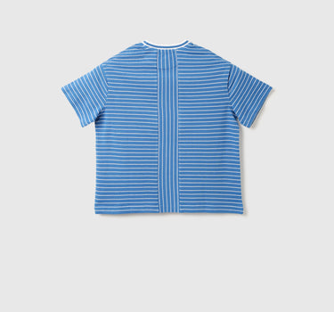 Boys Striped Round Neck T-Shirt