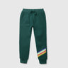 Boys Red Solid Regular Fit Joggers