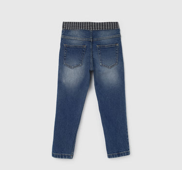 Boy's Solid Regular Fit Jeans