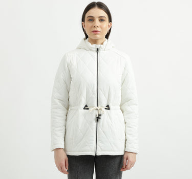 Women's Long Sleeves Quilted Sherling Jacket