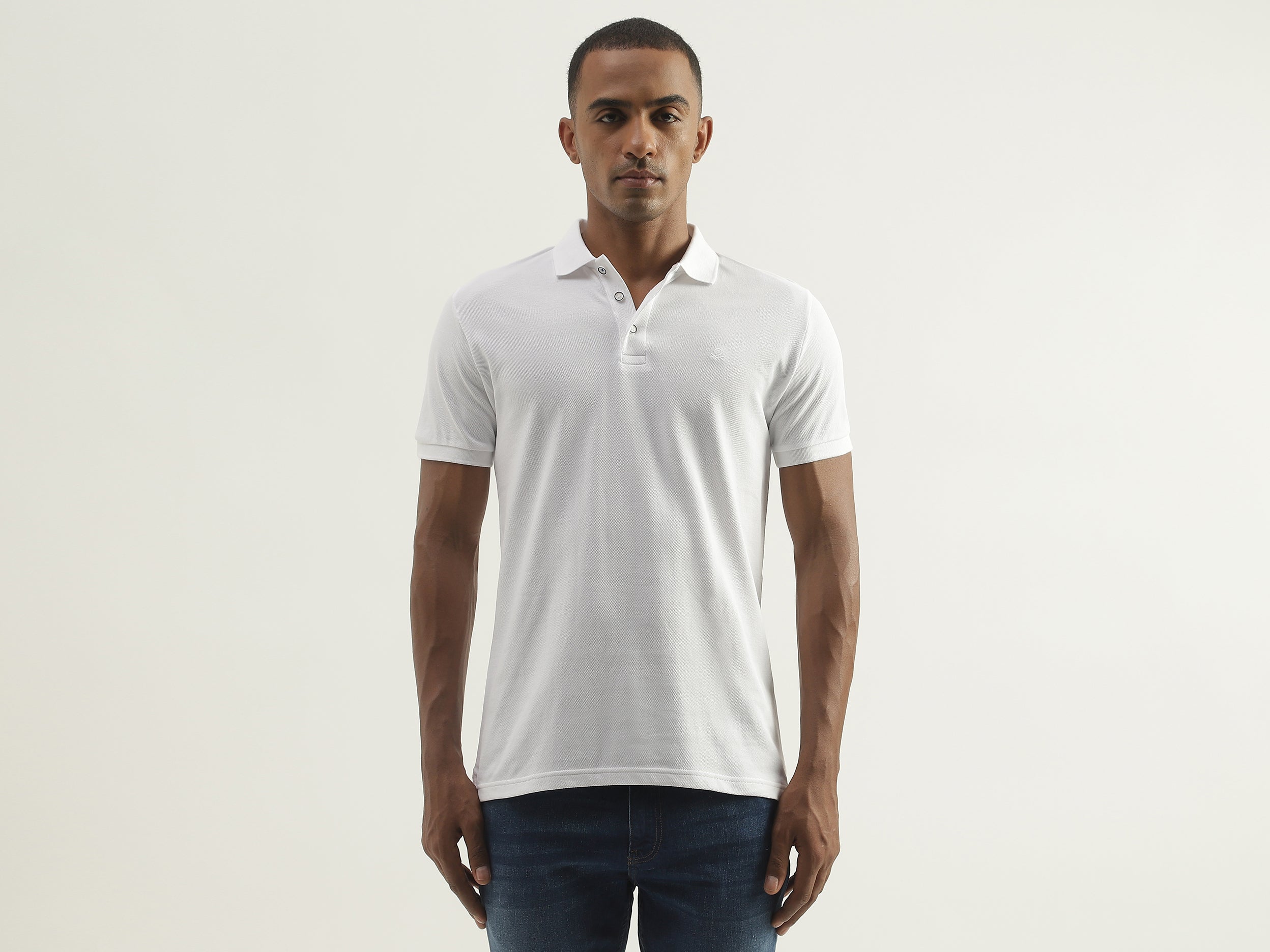 Mens Short Sleeve Solid Polo T-Shirt