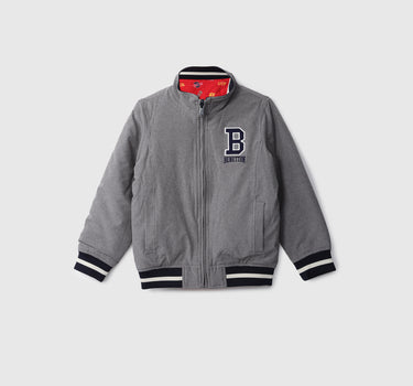 Boys Grey Reversible Jacket