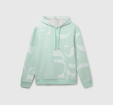 Regular Fit Hood Printed Sweatshirt