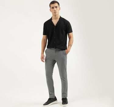 Houndstooth Slim Fit Trousers