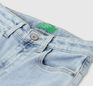 Boys Solid Carrot Fit Jeans