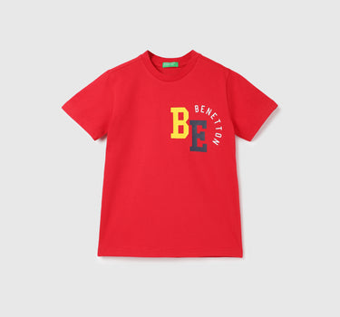 Regular Fit Crew Neck Printed Boy's T-Shirt