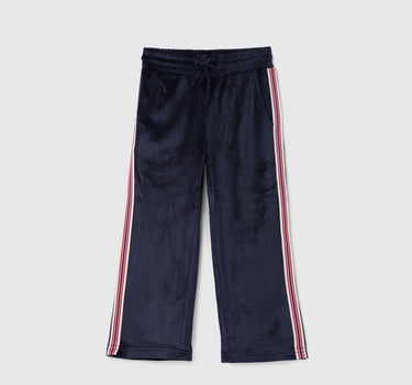 Regular Fit Solid Girl's Trousers