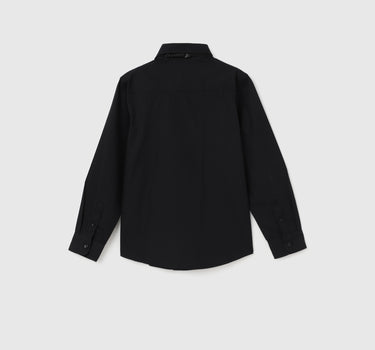 Regular Spread Collar Solid Shirts