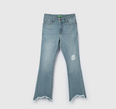 Women's Solid Bootcut Jeans