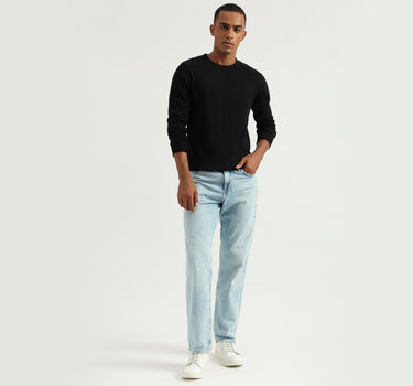 Men's Regular Fit Round Neck Solid Sweaters