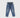 Girl's Solid Paperbag Jeans