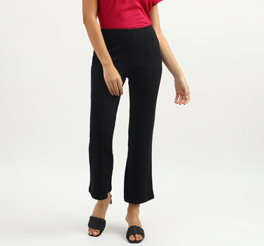 Women Solid Regular Fit Trousers