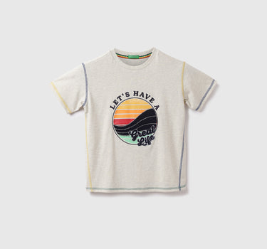 Cotton Printed Round Neck Boys T-shirts