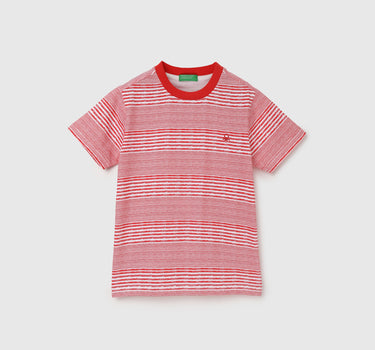 Regular Fit Round Neck Striped T-Shirt