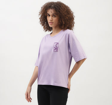 Regular Fit Round Neck Solid Pattern T-shirt