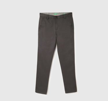 Solid Slim Fit Trousers