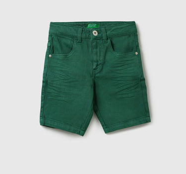 Boys Solid Regular Fit Shorts