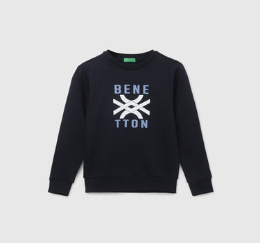 Boy's Regular Fit Crew Neck Printed Sweatshirt