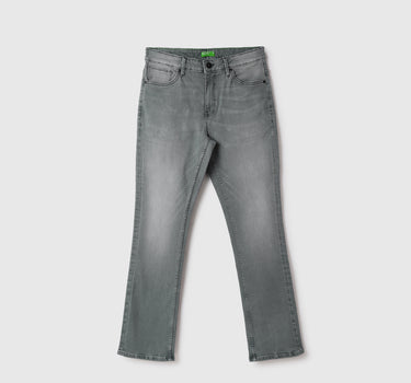 Men Solid Bootcut Jeans