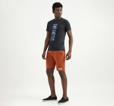 Cotton Solid Regular Fit Mens Shorts