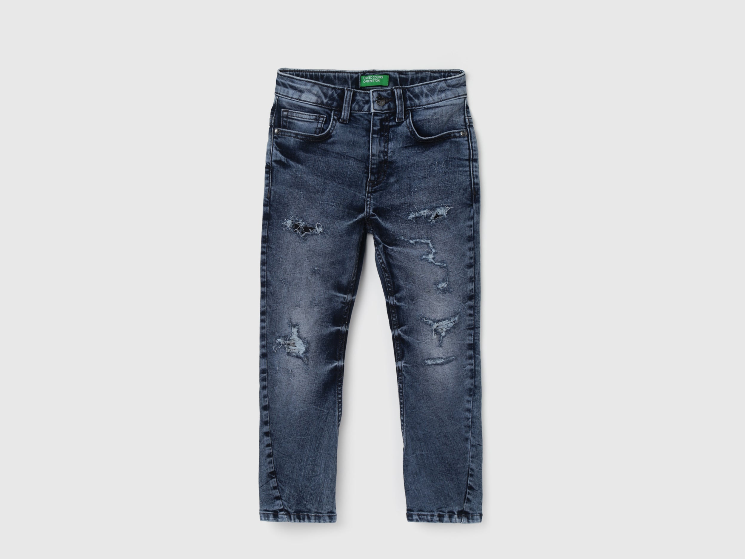 Boy's Patterned Carrot Fit Jeans