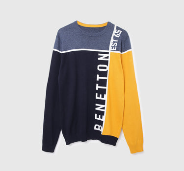 Mens Colourblocked Sweater