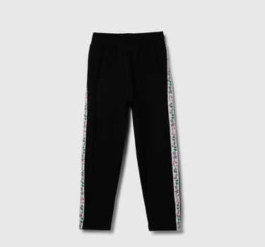 Floral Striped Regular Fit Joggers