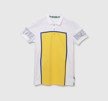 Frame Printed Polo T-Shirt