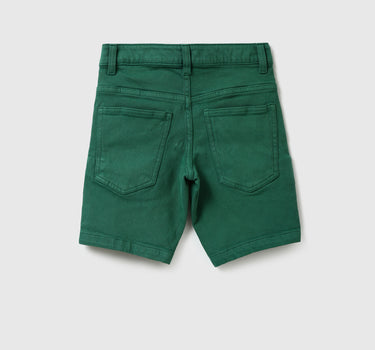 Boys Solid Regular Fit Shorts