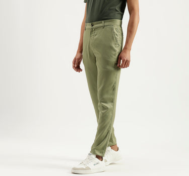 Solid Relaxed Fit Trousers