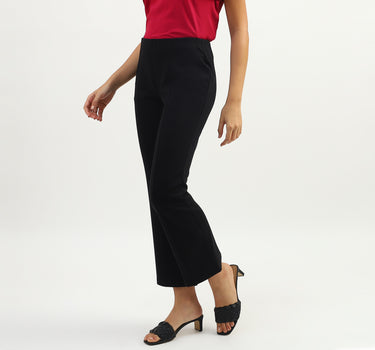 Women Solid Regular Fit Trousers