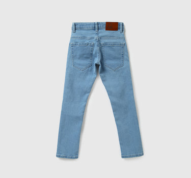 Boys Solid Slim Fit Jeans