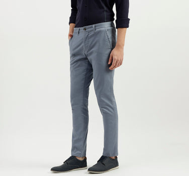 Solid Slim Fit Trousers