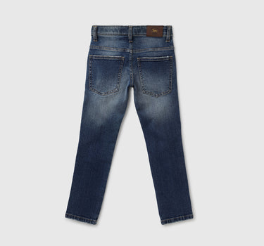 Solid Slim Fit Mid Rise Jeans