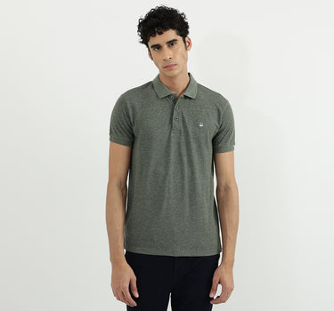 Men Solid Polo Neck Polo T-Shirt