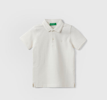 Boy's Regular Fit Polo Neck T-Shirt