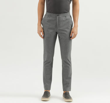 Men's Solid Relaxed Fit Trousers