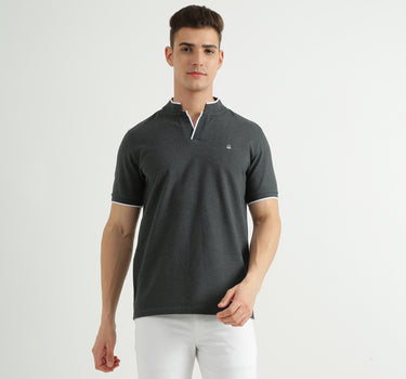 Mens Short Sleeve Tipping T-Shirt