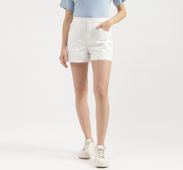 Embroidered Regular Fit Shorts