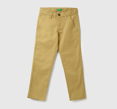 Boys Solid Regular Fit Trousers