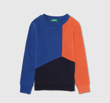 Boys Long Sleeve Colourblocked Sweatshirt