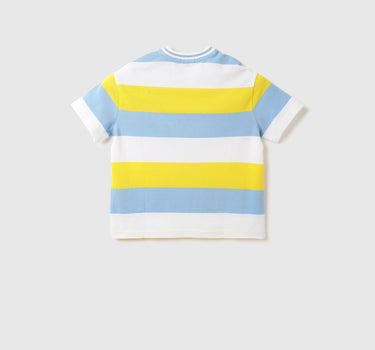 Boys Striped Round Neck T-Shirt