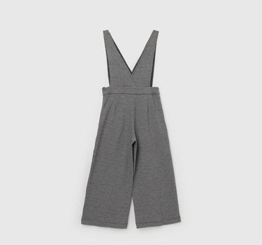 Regular V-Neck Houndstooth Dungaree