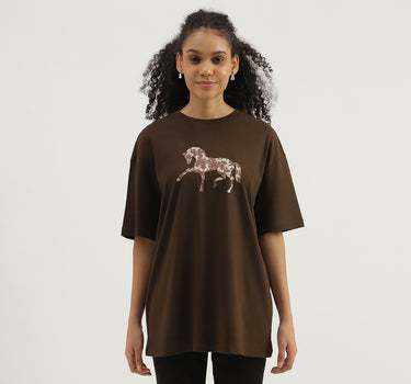 Round Neck Printed T-Shirt