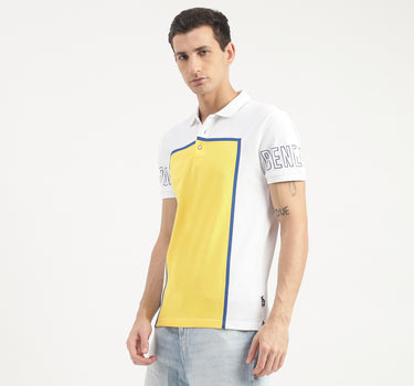 Frame Printed Polo T-Shirt