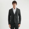 Regular Fit Lapel Collar Solid Pattern Blazer