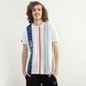 Men Striped Round Neck T-shirt