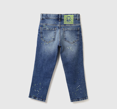 Boys Solid Slouchy Fit Jeans