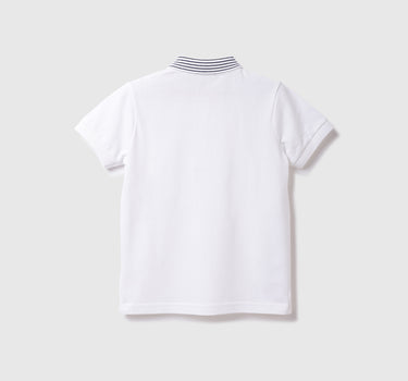 Cotton Solid Polo Neck Boys T-shirts