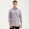 Slim Fit Spread Collar Solid Shirts